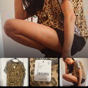 FREE PEOPLE TEE XL
